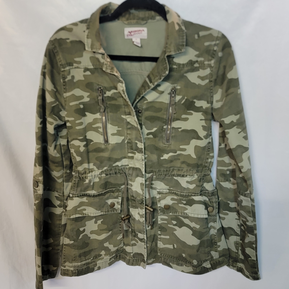 Arizona Jean Company Olive Camo Utility Jacket